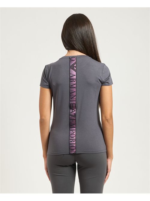 T-shirt donna EA7 con logo tape posteriore EMPORIO ARMANI EA7 | 7W000673-AF12945U8117